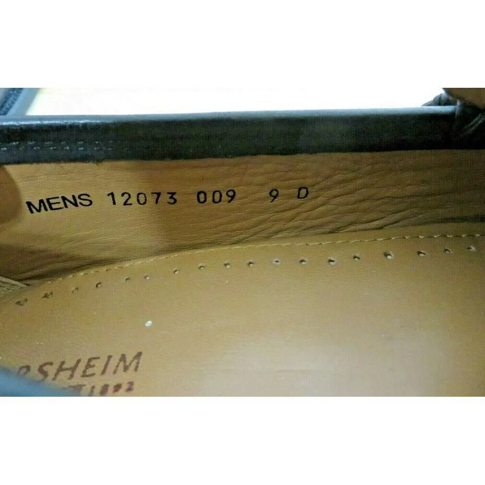 Mens Florsheim 12073 Woven Leather Dress Shoes Loafers Slip On Size‎ 9 D